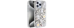 For iP15 Pro Max Bling Hybrid Case Cover - C