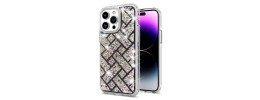 For iP15 Pro Max Bling Hybrid Case Cover - J