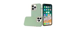 For iP15 Pro Max Classy Slick Chromed Around Hybrid Case Cover - Midnight Green