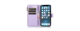 For iP15 Pro Max ELEGANT Wallet Case ID Money Holder Case Cover - Lavender