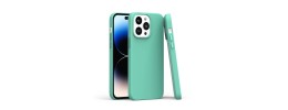For iP15 Pro Max PU Leather with inner [Magnetic Circle] Colored Metal Buttons - Teal