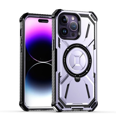 For iP15 Pro Max Premium Circle [Magnetic Circle] KickKickstand - Black