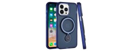 For iP15 Pro Max Rank [Magnetic Circle] Tough Strong Modern Fused Hybrid - Blue