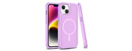 For iP15 Pro Max Rank Tough Strong Modern Fused Hybrid Case Cover - Light Purple