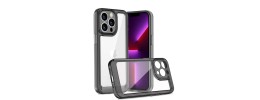 For iP15 Pro Max SpaceX Ultra Transparent Tone Case Cover - Blue