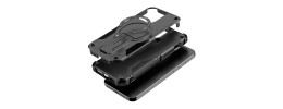 For iP15 Pro Max Sturdy Bracket Kickstand Magnetic Hybrid - Blue