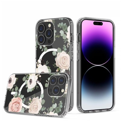 For iP15 Pro Max Thick Hybrid Design Cover Case - A