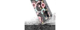 For iP15 Pro Max Thick Hybrid Design Cover Case - B