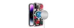 For iP15 Pro Max Thick Hybrid Design Cover Case - E