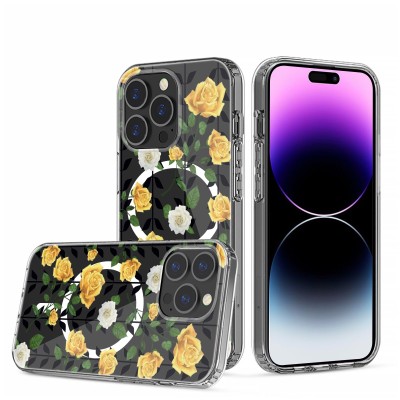 For iP15 Pro Max Thick Hybrid Design Cover Case - H