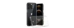 For iP15 Pro MaxPremium Transparent Thick 2.0mm PC TPU Hybrid - Clear