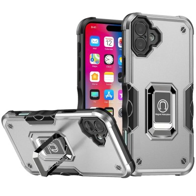 For iP15 Pro MaxPremium Transparent Thick 2.0mm PC TPU Hybrid - Smoke