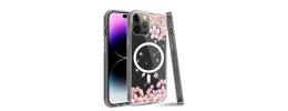 For iP15 Pro Max Thick Hybrid Design Cover Case - F