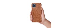 For iP16 Croc Bling Case - Brown