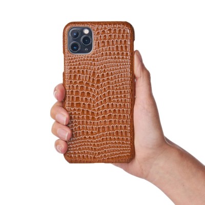 For iP16 Croc Bling Case - Brown