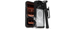 For iP17 Adventurer Heavy Duty Case With Clip - Black