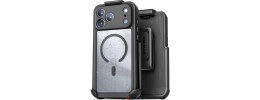 For iP17 Adventurer Heavy Duty Case With Clip - Gray