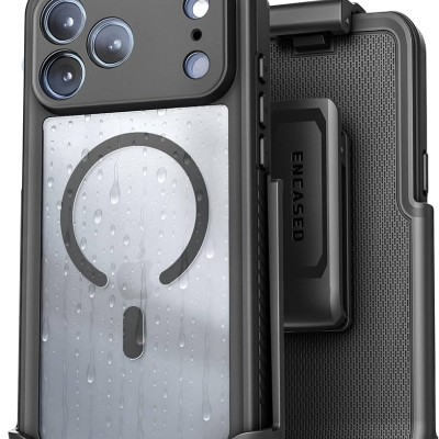 For iP17 Adventurer Heavy Duty Case With Clip - Gray
