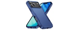 For iP17 Air Adventurer Heavy Duty Case With Clip - Blue