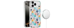 For iPhone 17 [Magnetic] Double Layer Design IMD Case - Colorful  Floral