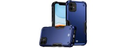 For iPhone 11 METKASE Exquisite Tough Shockproof Hybrid in Slide-Out Package - Dark Blue/Black
