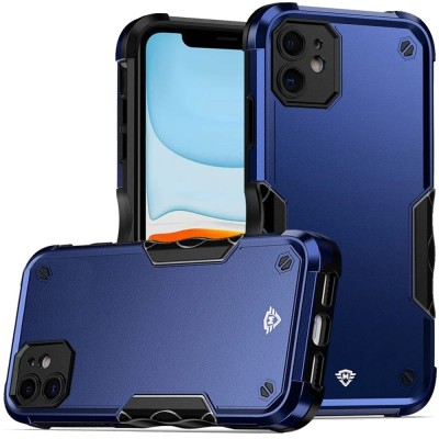 For iPhone 11 METKASE Exquisite Tough Shockproof Hybrid in Slide-Out Package - Dark Blue/Black