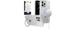 For iPhone 11 METKASE Magnetic Metal Surrounded Ring Stand Hybrid in Slide-Out Package - Clear