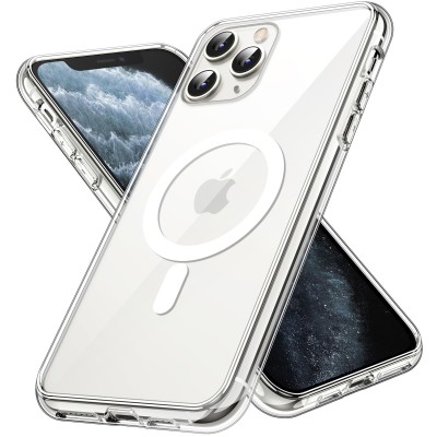 For iPhone 11 METKASE Magnetic Thick Transparent in Slide-Out Package - Clear