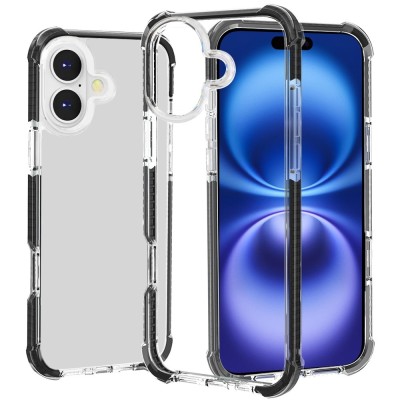 For iPhone 11 Pro MAX (XI6.5) Acrylic [Magnetic Circle] Tough 2.5mm Transparent ShockProof Hybrid - Blue