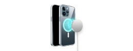 For iPhone 11 Pro MAX (XI6.5) Design Quotation [Magnetic Circle] Transparent Shockproof Hybrid - Floral C