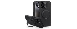For iPhone 11 Pro MAX (XI6.5) METKASE Premium Holster with Magnetic Ring Stand in Slide-Out Package - Black