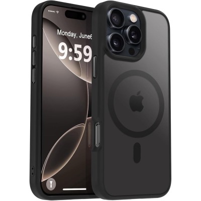 For iPhone 11 Pro MAX (XI6.5) Rank [Magnetic Circle] Tough Strong Modern Fused Hybrid - Black