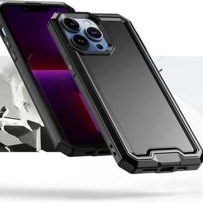 For iPhone 11 (XI6.1) Rank [Magnetic Circle] Tough Strong Modern Fused Hybrid - Black