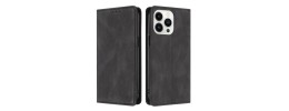 For iPhone 11 METKASE Wallet PU Vegan Leather ID Card Money Holder with Magnetic Closure in Slide-Out Package - Black