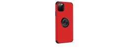 For iPhone 11 (XI6.1) Loop Hybrid with [Magnetic Ring Circle] 360  degrees Rotational Kickstand Case Cover - Red