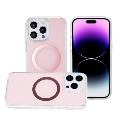For iPhone 11 (XI6.1) METKASE IMD Design Pattern [Magnetic Circle] Premium Hybrid Case - Clear Pattern