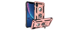 For iPhone 11 (XI6.1) Magnetic Ring Glitter 3in1 Hybrid Case Cover - Pink