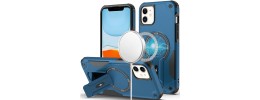 For iPhone 11 (XI6.1) Rank [Magnetic Circle] Tough Strong Modern Fused Hybrid - Blue
