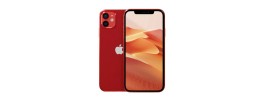 For iPhone 11 (XI6.1) SQUARE Hearts Passion [Magnetic Circle] Design Ornaments Chrome Hybrid - Red