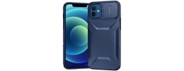 For iPhone 12/12 PRO Ultimate U Design Hybrid with Camera Window Covering - Dark Blue