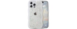 For iPhone 12 Pro (Camera Punch) HOLI Colorful Epoxy Glitter Hybrid TPU Case Cover - C