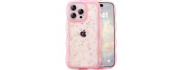 For iPhone 12 Pro (Camera Punch) HOLI Colorful Epoxy Glitter Hybrid TPU Case Cover - D