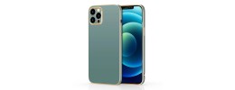 For iPhone 12 Pro (Camera Punch) (Pro Only) Electroplated Grid Diamond Lines TPU Case Cover - Green