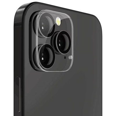 For iPhone 12 Pro Max 6.7 Camera Lens Black Edge Tempered(2.5D)