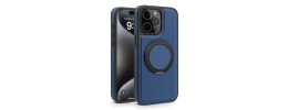 For iPhone 12 Pro Max 6.7 Epoxy IMD Design Magnetic Ring Stand Hybrid Case Cover - B