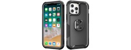 For iPhone 12 Pro Max 6.7 Ring Magnetic Kickstand Hybrid Case Cover - Black