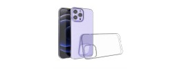 For iPhone 12 Pro Max 6.7 Simple Basic Minimalistic Transparent Clear Thick TPU Case Cover - Clear