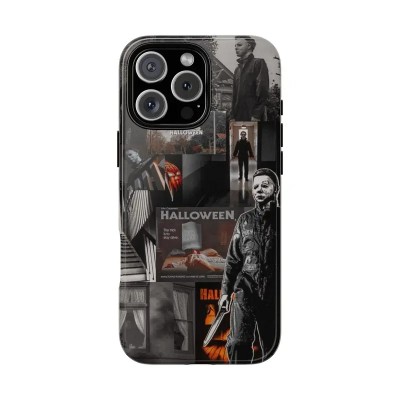 For iPhone 12 Pro Max 6.7 UV Printed ShockProof Hard Design Case Cover - Halloween Mummy