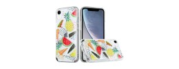 For iPhone 12 Pro Max 6.7 Vogue Epoxy Glitter Hybrid Case Cover - Pineapple Watermelon