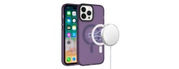 For iPhone 12 & iPhone 12 Pro [Magnetic Circle] ShockProof 4-Time Injection Strong Hybrid - Purple